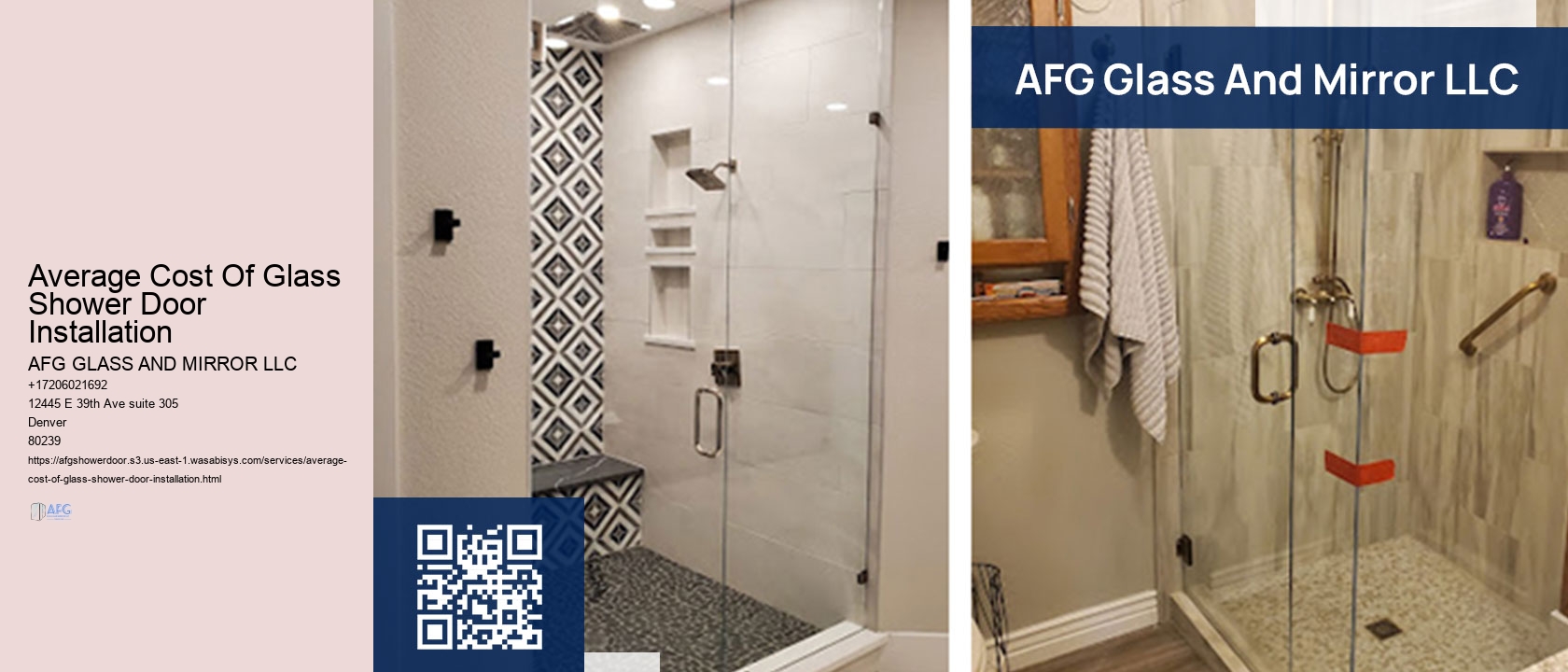 Average Cost Of Glass Shower Door Installation