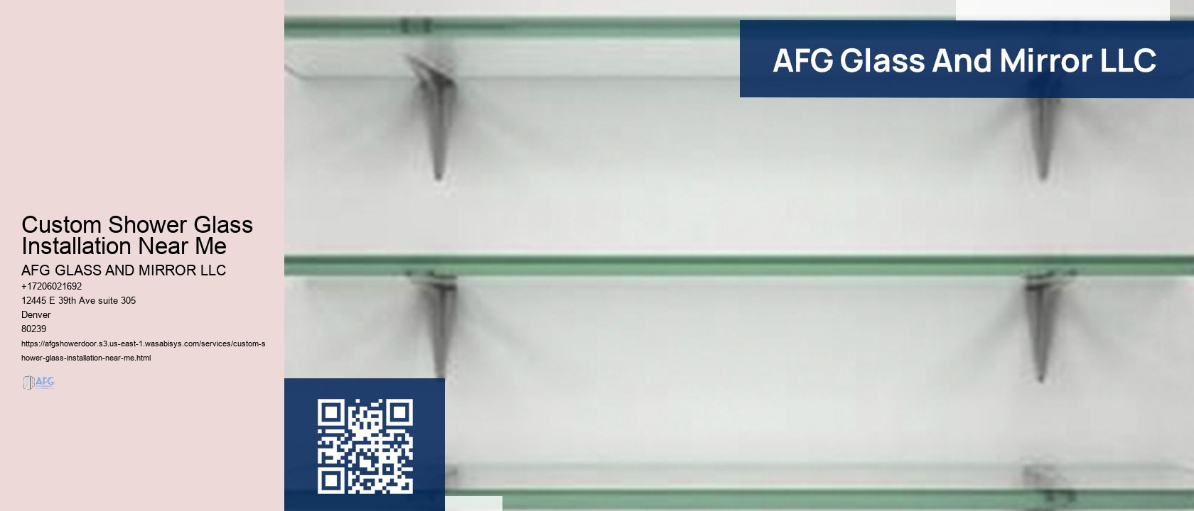 Custom Shower Glass Installation Near Me